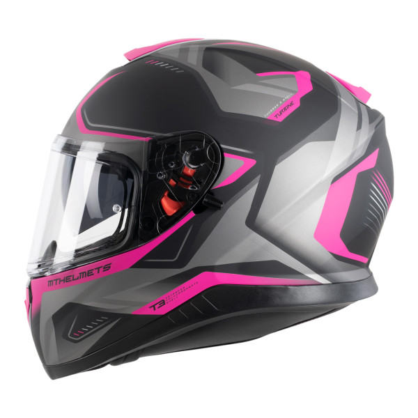 MT Helmets MT Thunder 3 Turbine C8 Matt Pink